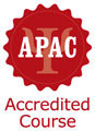 APAC accredited courses logo