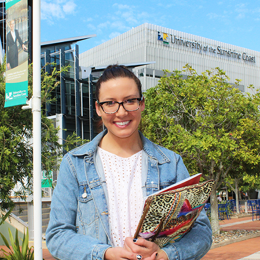 USC Communication student and Sunshine Coast Lightning player Kelsey Browne.