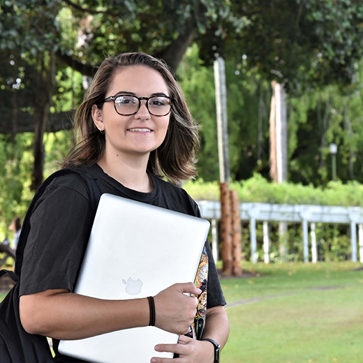 Maryborough's Sabrina Zwanink is studying Nursing Science degree at USC's Fraser Coast campus. 