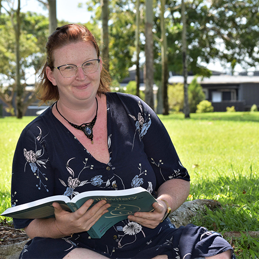 Hervey Bay's Kristy Benson is studying Midwifery at USC's Sunshine Coast campus. 