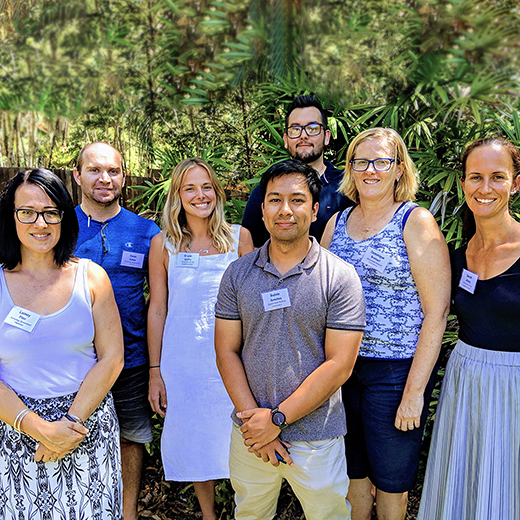 USC students and members of the Wide Bay Scientific Group