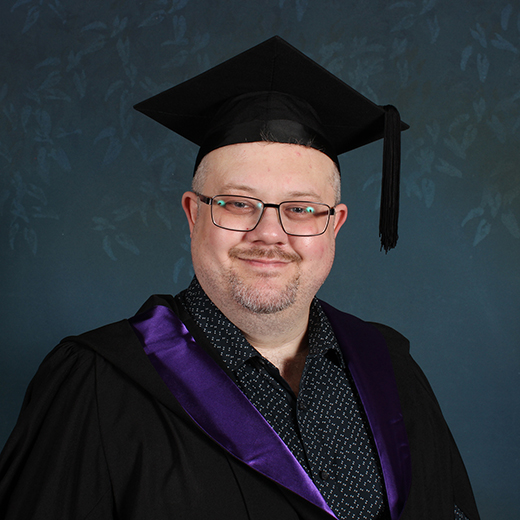 Science graduate and University Medallist Alistair Kerr