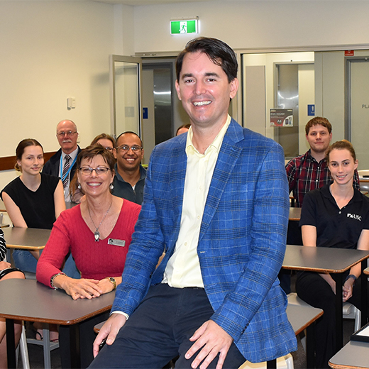 Fraser  Coast Mayor George Seymour is one of USC's newest graduates after completing a Graduate Certificate in Management.