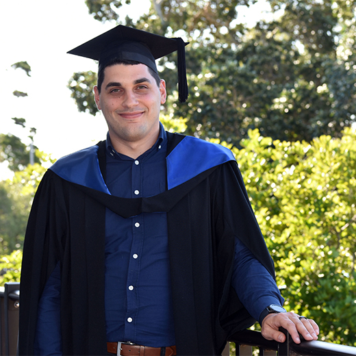 USC Fraser Coast Human Services graduate Michael Pekin 