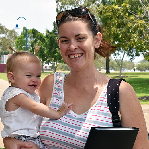 New USC Fraser Coast Social Work student Amy Purcell 