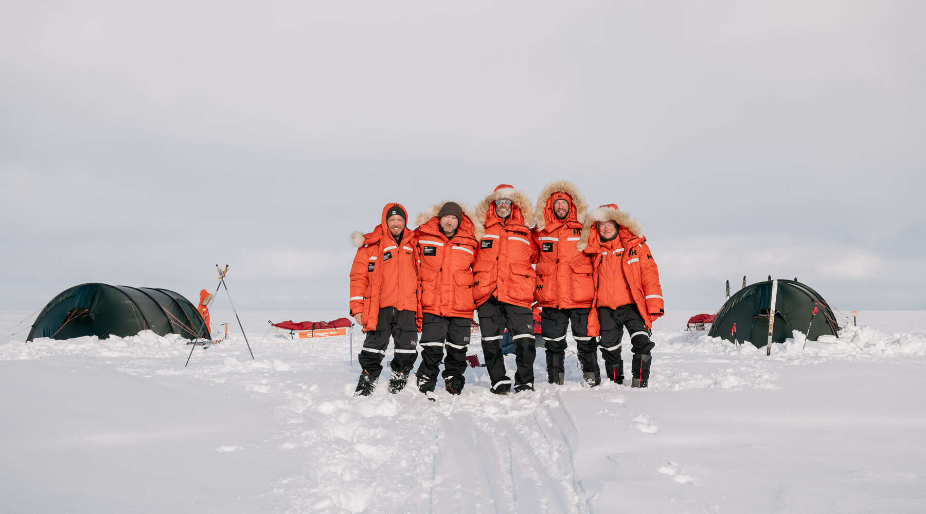 group of scientists posing together