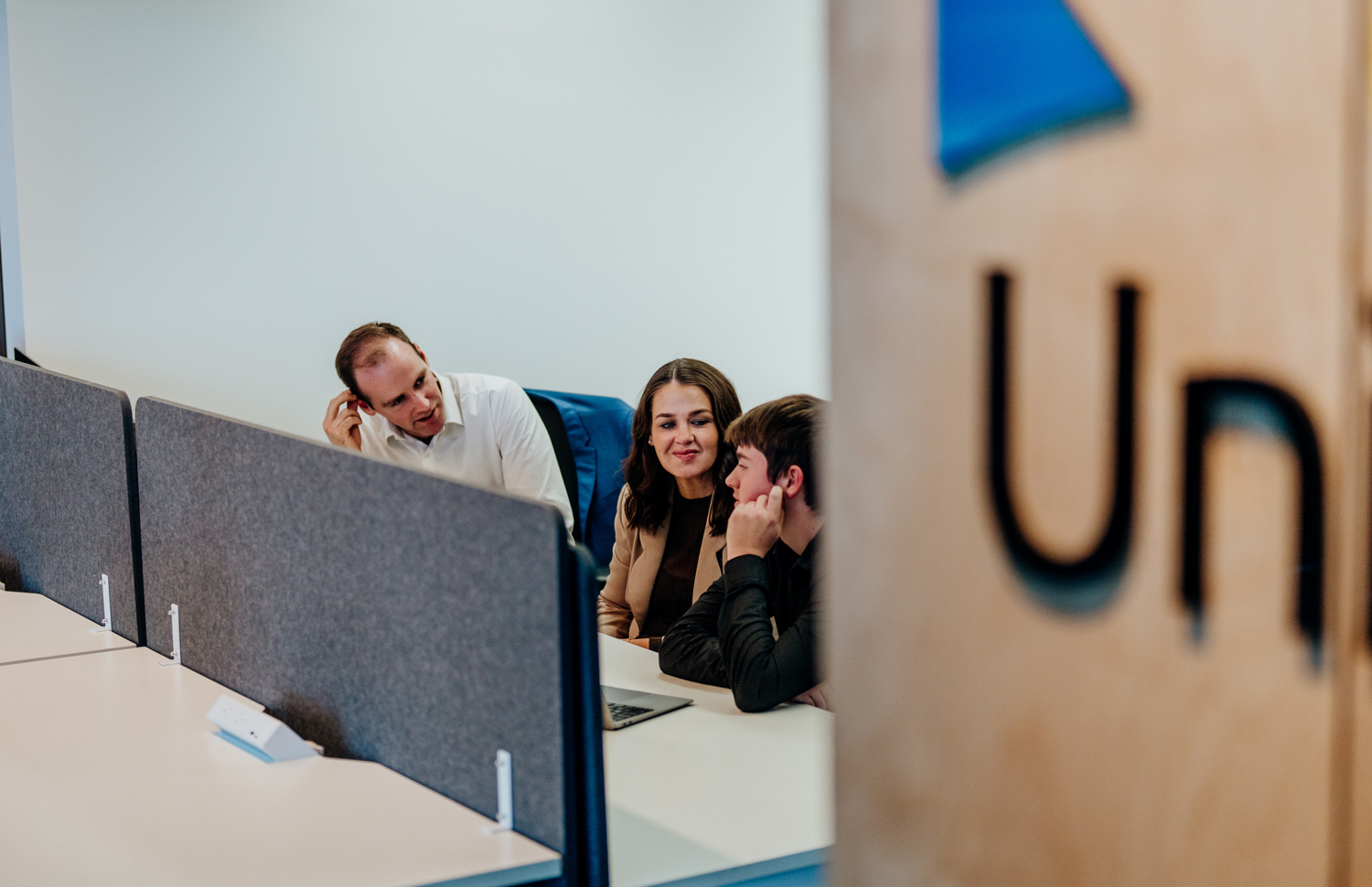 people in a workspace collaborating