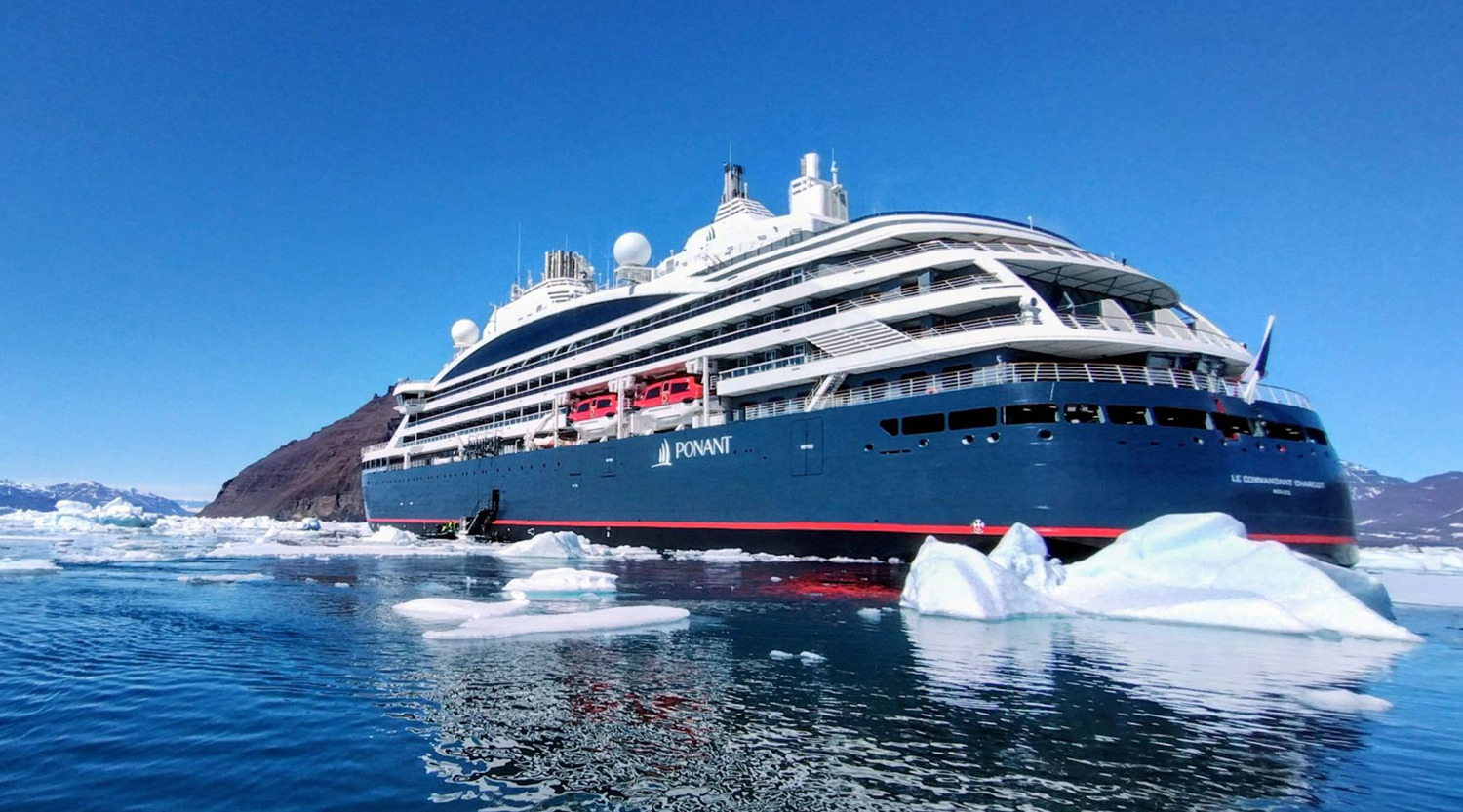 large sea vessel in the Arctic