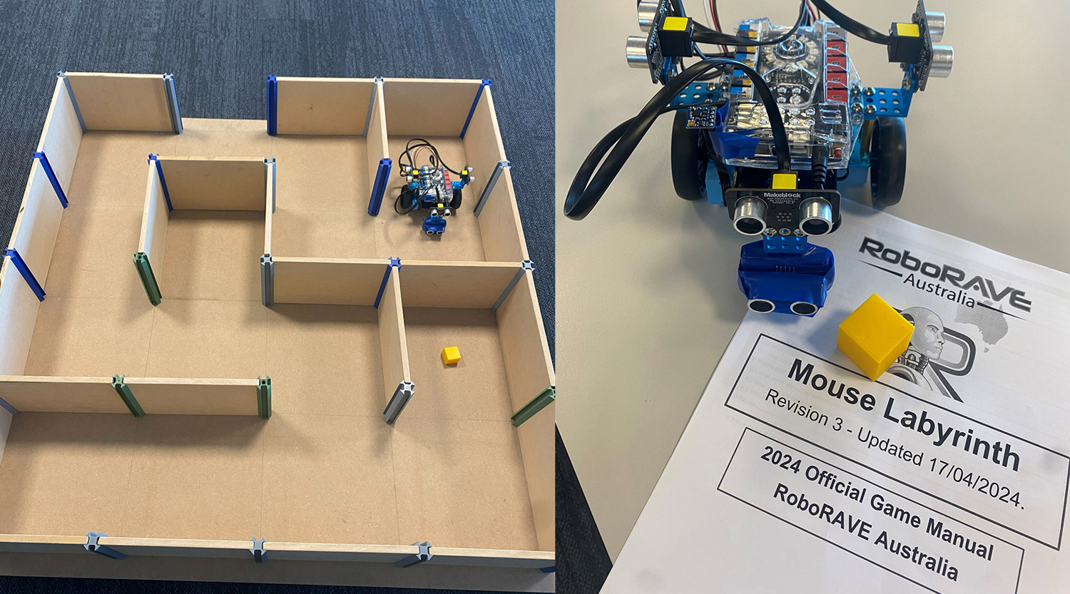 winning roborave mouse labyrinth entry 