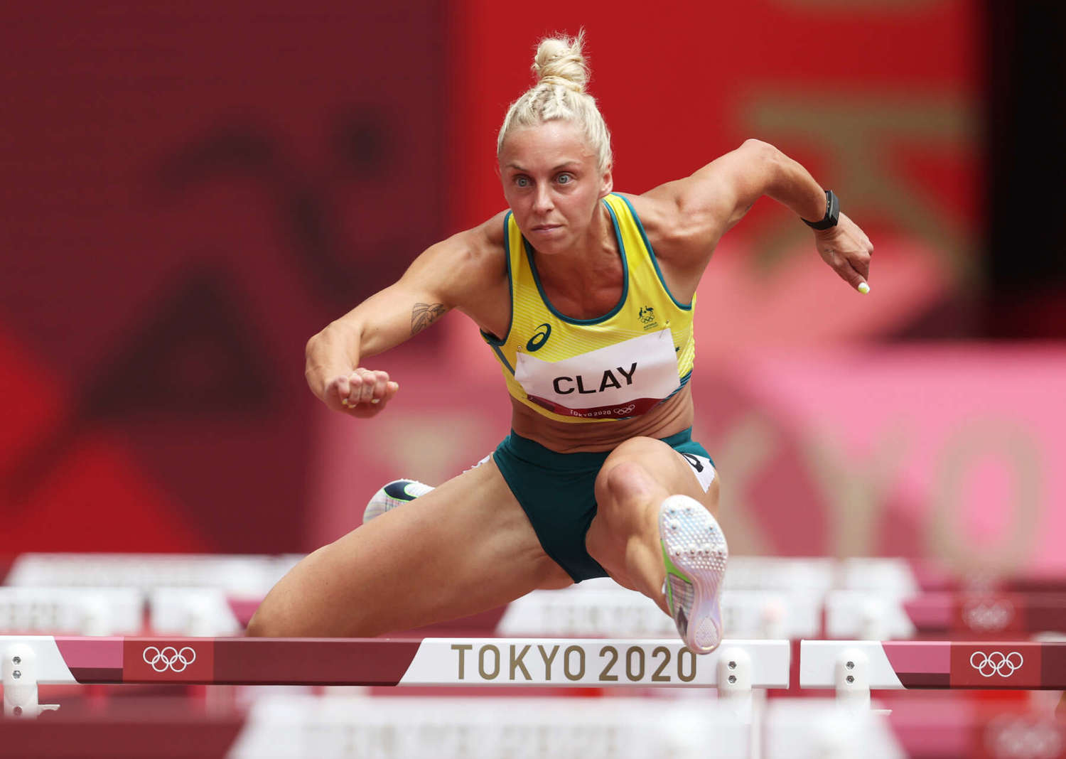 Liz Clay Of Team Australia Competes In The Womens 100M Hurdles Heats