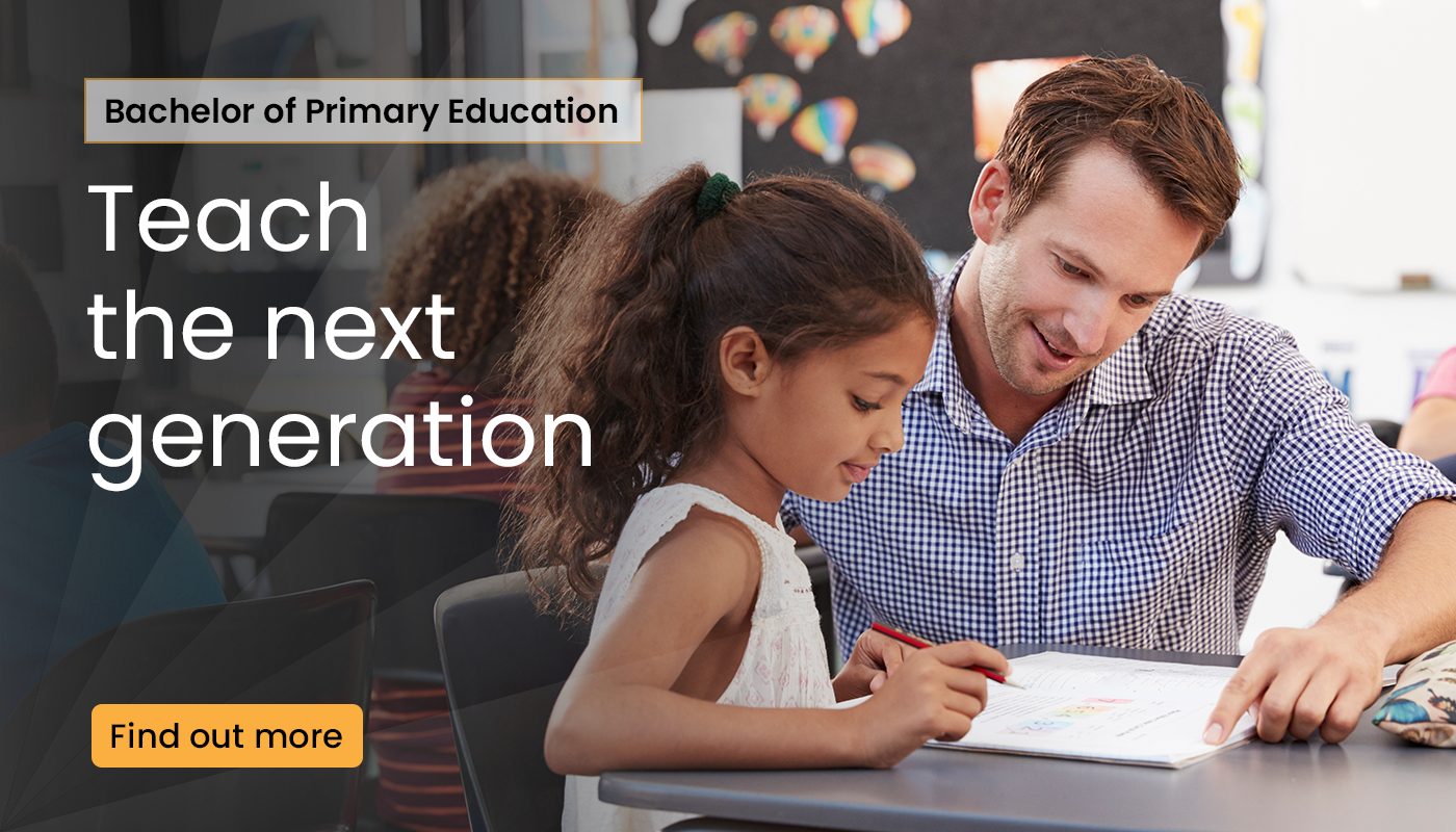 Bachelor of primary education. Teach the next generation. Find out more.