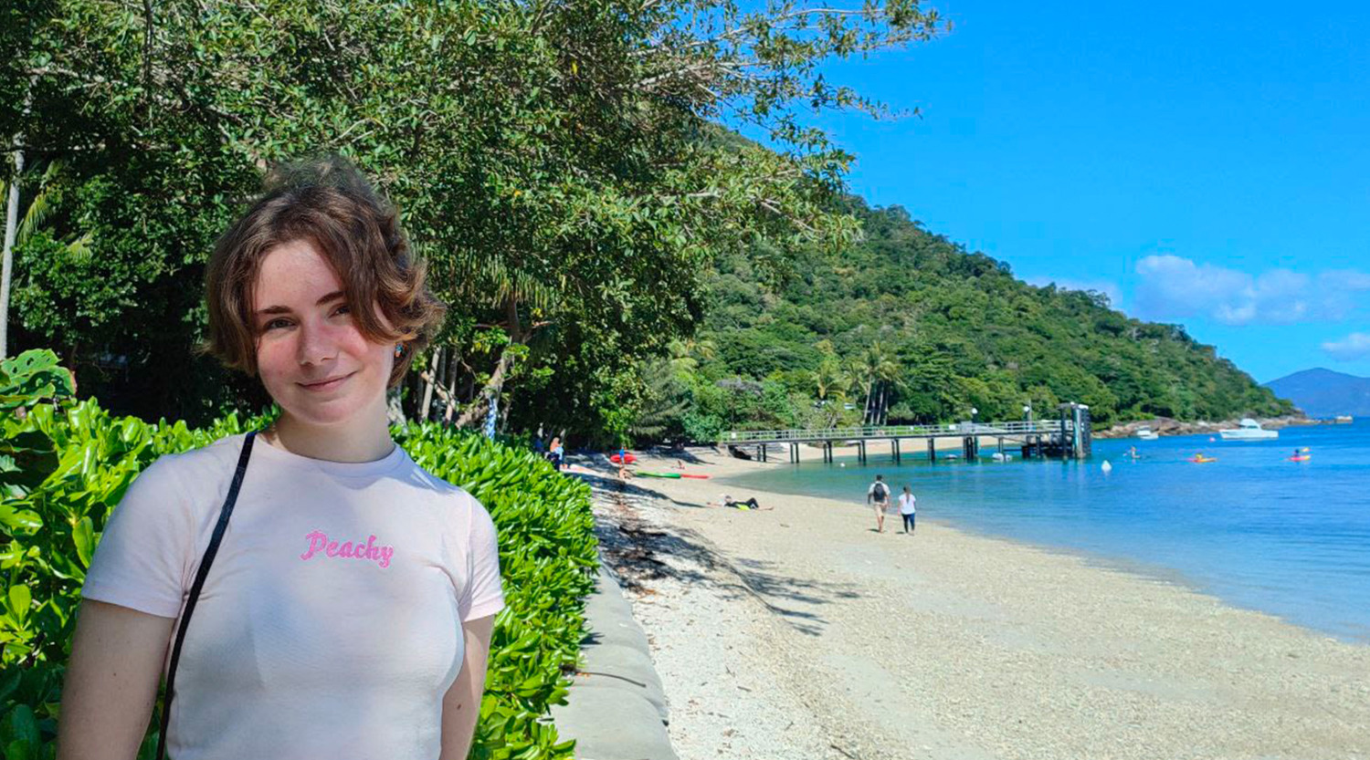 Jenny at Fitzroy Island